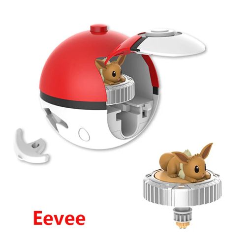 LDCX Genuine Pokemon Battle Gyro - Colourful Action Figure Toy - Eevee No Box