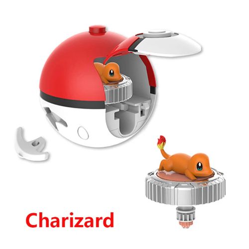 LDCX Genuine Pokemon Battle Gyro - Colourful Action Figure Toy - Charmander No Box