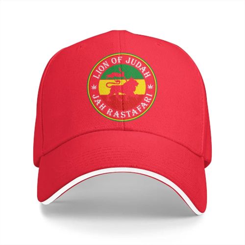 Rasta Lion of Judah Snapback Cap - Adjustable Cotton Baseball Hat