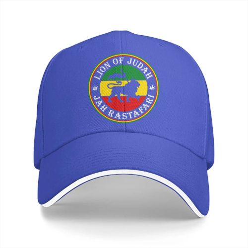 Rasta Lion of Judah Snapback Cap - Adjustable Cotton Baseball Hat