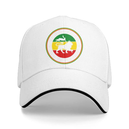 Rasta Lion of Judah Snapback Cap - Adjustable Cotton Baseball Hat