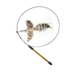 Luxury Feather Cat Toy - Interactive Play & Strong Suction Base