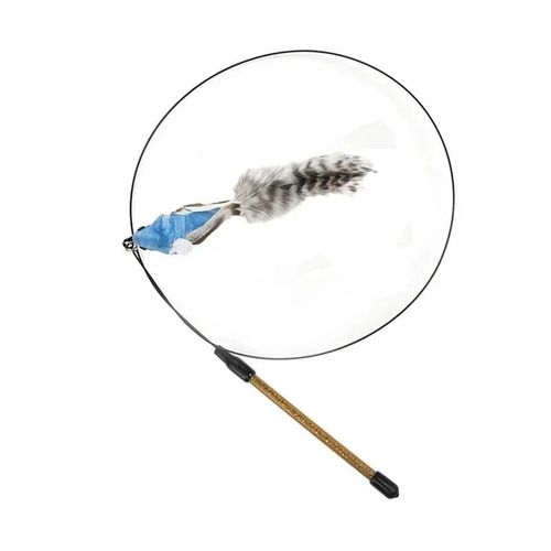 Luxury Feather Cat Toy - Interactive Play & Strong Suction Base