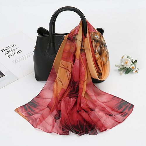 LAVEN Floral Scarf with Sun Protection - Fashionable Accessory
