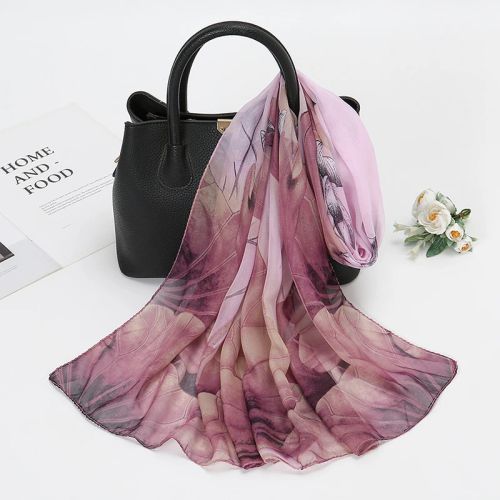 LAVEN Floral Scarf with Sun Protection - Fashionable Accessory