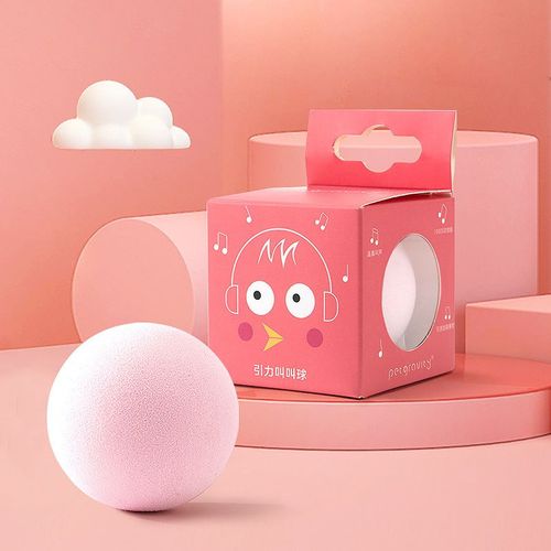 Interactive Plush Cat Toy - Safe & Engaging Ball for Cats - EVA Pink