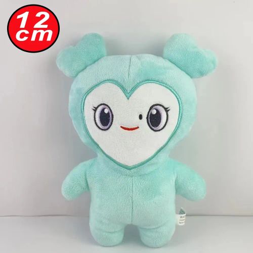 MINISO Plush Animal Keychain - Cute Gift for Fans - 9pcs Korean Plush Toy Set - momo 12cm 02