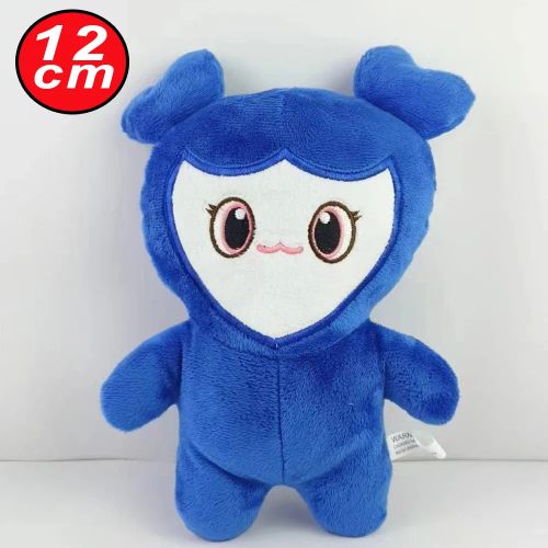 MINISO Plush Animal Keychain - Cute Gift for Fans - 9pcs Korean Plush Toy Set - momo 12cm 04