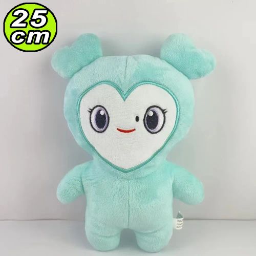 MINISO Plush Animal Keychain - Cute Gift for Fans - 9pcs Korean Plush Toy Set