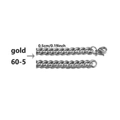 Stainless Steel Grinding Chain Necklace - Durable & Stylish Accessory