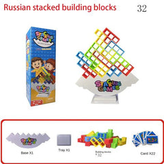 IYQMOII Balance Stacking Building Blocks for Family Fun & Montessori Games