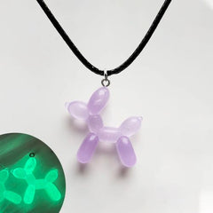 Blue Ghost Pendant Necklace - Unique Design & Fashionable Accessory