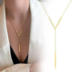 V Necklace - Stylish Minimalist Design for Everyday Elegance