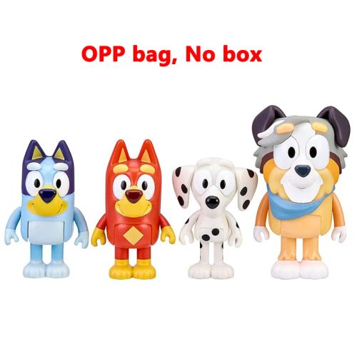 Bluey Action Figure Toy Set - PVC Collectibles for Kids’ Playtime