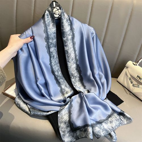 RUNMEIFA Fashionable Printed Polyester Scarf - Multifunctional Accessory