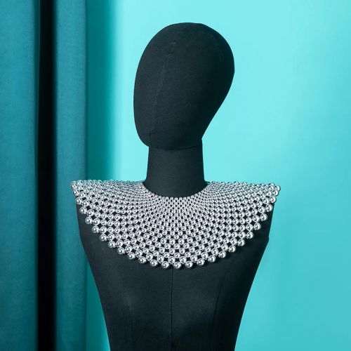 Elegant Handmade Pearl Choker Necklace for Weddings & Parties