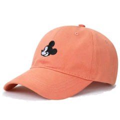 MINISO Mickey Cartoon Cotton Cap - Adjustable Sun Protection Baseball Hat