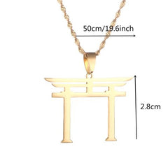 ETHYLIN Trendy Triangle Pendant Necklace - Stylish Fashion Accessory