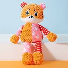 Ishiline Interactive Squeaky Dog Toy - Plush Bite-Resistant Comfort