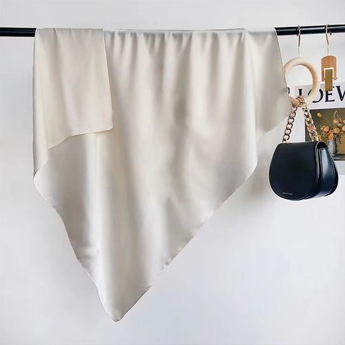 SENAIFEI Multifunctional Silk-Feeling Scarf 90x90cm - Style & Comfort