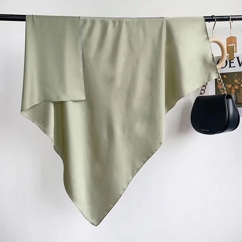 SENAIFEI Multifunctional Silk-Feeling Scarf 90x90cm - Style & Comfort