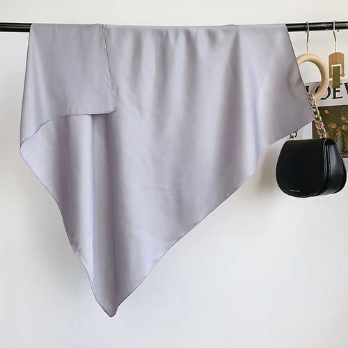 SENAIFEI Multifunctional Silk-Feeling Scarf 90x90cm - Style & Comfort