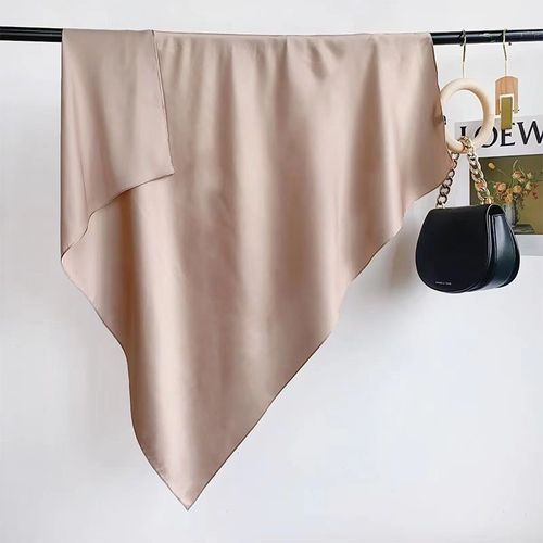 SENAIFEI Multifunctional Silk-Feeling Scarf 90x90cm - Style & Comfort