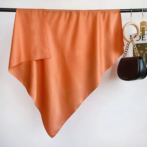 SENAIFEI Multifunctional Silk-Feeling Scarf 90x90cm - Style & Comfort