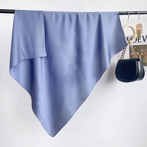 SENAIFEI Multifunctional Silk-Feeling Scarf 90x90cm - Style & Comfort