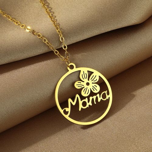 Skull Necklace Pendant - Stylish Gold Stainless Steel Accessory - PA1278