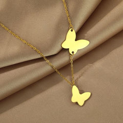 Skull Necklace Pendant - Stylish Gold Stainless Steel Accessory