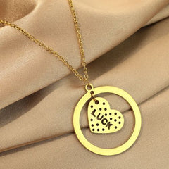 Skull Necklace Pendant - Stylish Gold Stainless Steel Accessory