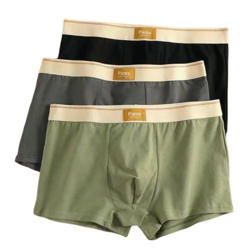 Comfortable Cotton Boxer Shorts - Breathable Spandex - Quality Underwear - Beige / 7XL 110-120kg