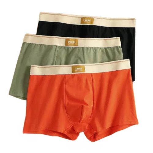Comfortable Cotton Boxer Shorts - Breathable Spandex - Quality Underwear - Blue / XL 50-60kg