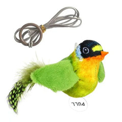 Squeaky PP Cotton Cat Toy - Safe Entertaining Stress Relief