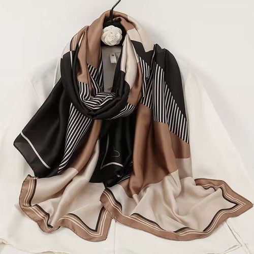 RUNMEIFA Fashionable Printed Polyester Scarf - Multifunctional Accessory - JNF766-01 / 90x180cm