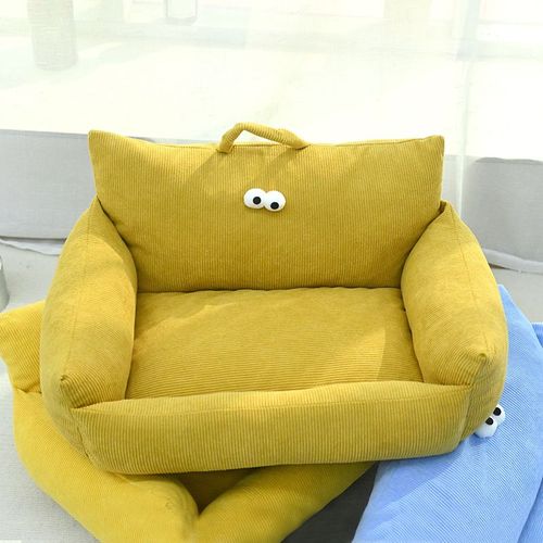 Luxury Eco-Friendly Pet Bed - Comfort & Warmth for Small Dogs