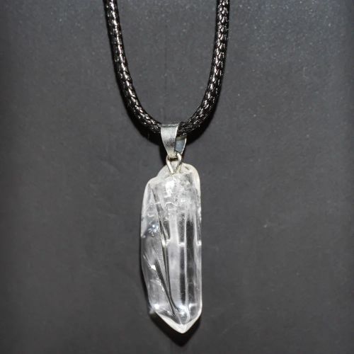 Classic Rope Chain Crystal Pendant Necklace for Parties