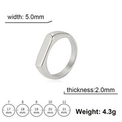 Skyrim Stainless Steel Wedding Bands - Stylish & Durable Rings