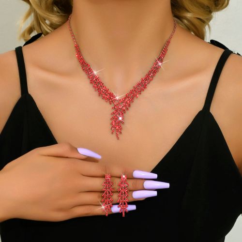Charming Mimosa Flower Jewellery Set - Elegant Earrings & Necklace
