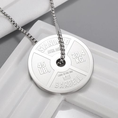 Stainless Steel Pendant Necklace - Fashionable Gift for Friends