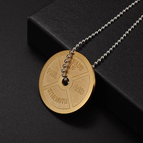 Stainless Steel Pendant Necklace - Fashionable Gift for Friends