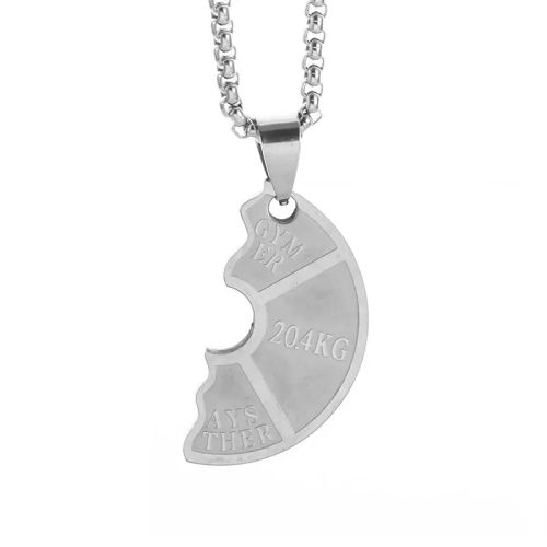 Stainless Steel Pendant Necklace - Fashionable Gift for Friends - AL4596-A