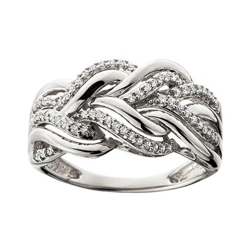 CAOSHI Geometric Brass Wedding Bands - Trendy Fashion Rings - Q610 / 7