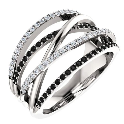 CAOSHI Geometric Brass Wedding Bands - Trendy Fashion Rings