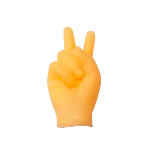 MEADE Interactive Silicone Finger Toys for Cats - Fun Pet Supplies - Scissor hand
