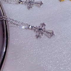 Faitolagi Stylish Cross Pendant Necklace - Trendy Fashion Accessory - style8