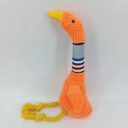 Interactive Plush Dog Toy - Sound Features for Fun Playtime - Orange