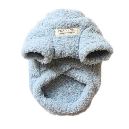 Soft Plush Winter Dog Sweater - Warm Dog Clothes for Small Breeds - Blue / S