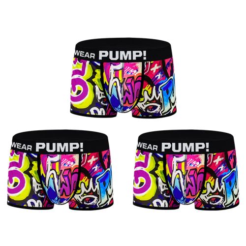 Men Underwear Boxershorts Cotton Low Waist Fun Design MP225